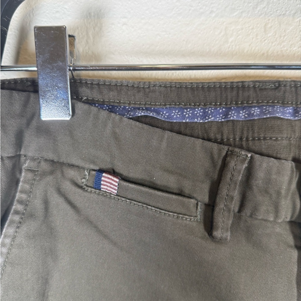 Coveri Tailored Green Men’s Chinos 30x29 Cotton Stretch Slim Fit Italy - Picture 7 of 13